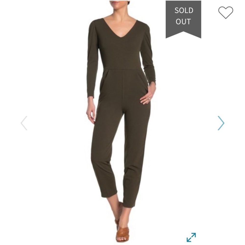NEW Love...Ady Olive Long Sleeve Jumpsuit